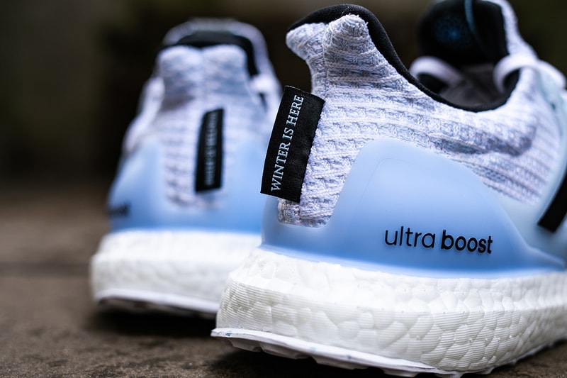 adidas ultraboost game of thrones hbo sneaker collaboration targaryen lannister stark dragon night's watch white walkers king iron throne season 8 what to expect buy win purchase closer look details