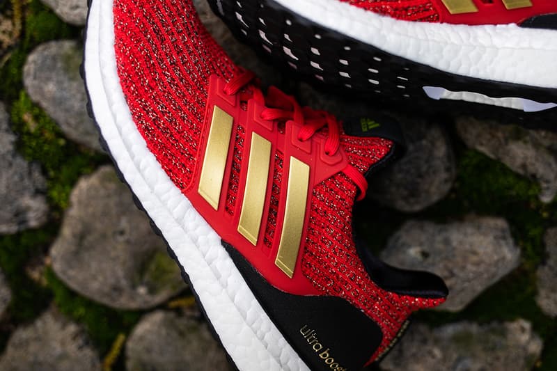 adidas ultraboost game of thrones hbo sneaker collaboration targaryen lannister stark dragon night's watch white walkers king iron throne season 8 what to expect buy win purchase closer look details