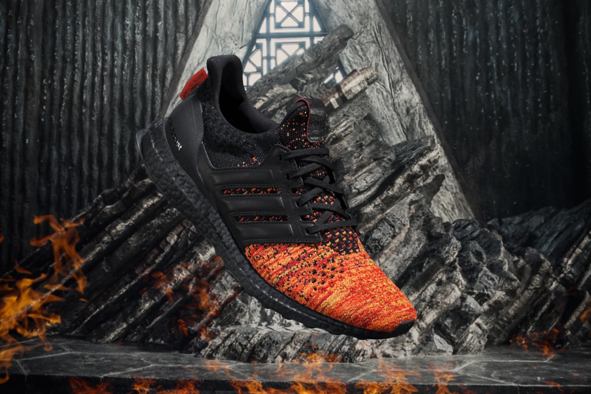 Game of thrones adidas ultraboost full collection House Lannister Stark Targaryen Dragons White Walkers Night’s Watch Sneaker footwear HBO Release Details Buy Purchase Cop Online