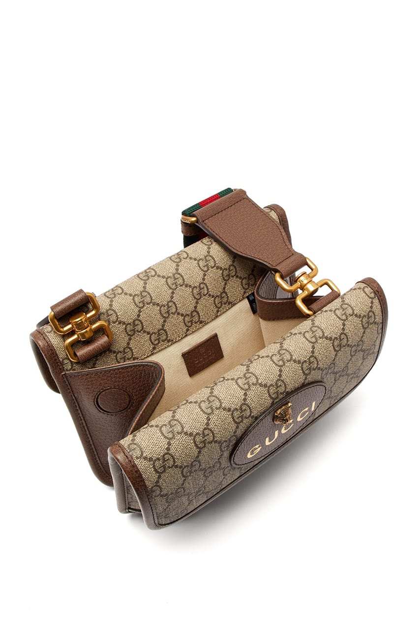 gucci bag with canvas strap
