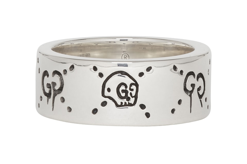 Gucci Sterling Silver GucciGhost Ring | Hypebeast