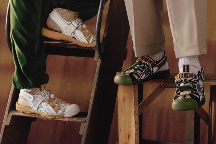 Gucci Fuses Its Flashtrek Sneaker With a Chunky Sandal for SS19