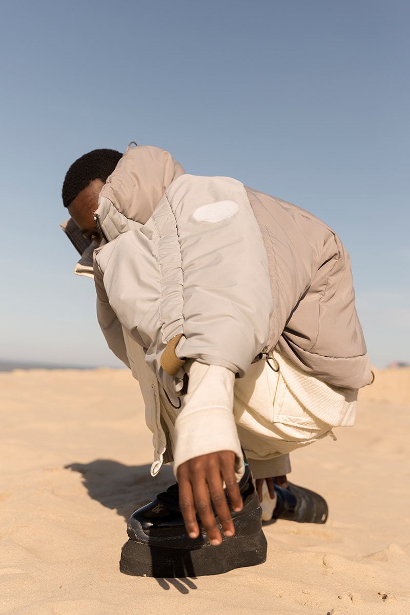 HAMCUS Fall Winter 2019 Belgium Editorial Lookbook fashion editorials lookbooks FW19 outerwear coats jackets