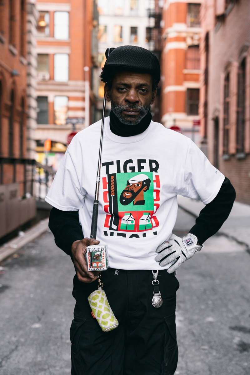 tiger hood new york nico streetsnaps style interview street nyc noah collaboration neighborhood golf association tee shirt graphic patrick barr