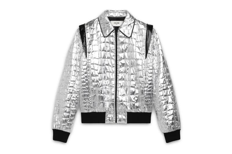 Hedi Slimane Debut CELINE Collection Online Release Available Leather Suit Jacket Pants T shirt