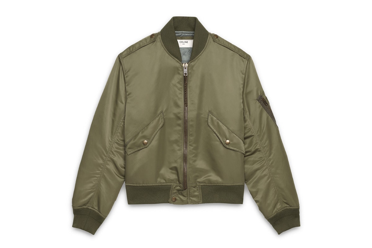 Hedi Slimane Debut CELINE Collection Online Release Available Leather Suit Jacket Pants T shirt