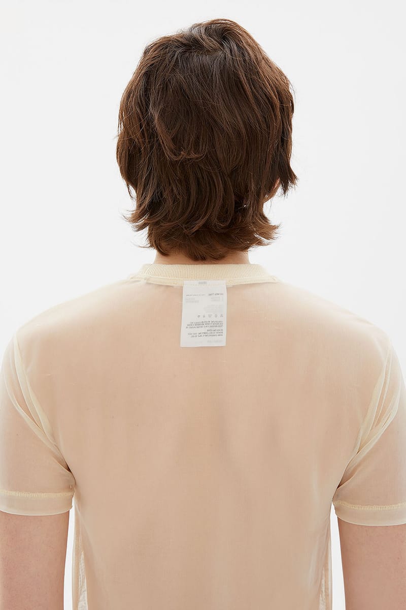 tan helmut lang shirt