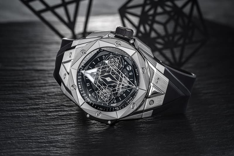 Hublot Big Bang Sang Blue II 2 Baselworld 2019 Release Limited Edition Special Watch Timepiece Wristwatch Maxime Plescia-Buchi 100 pieces rare expensive swiss manufactured tattoo inspired polygons 