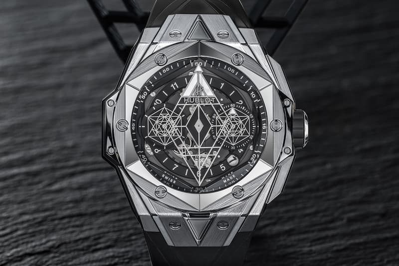 Hublot Big Bang Sang Blue II 2 Baselworld 2019 Release Limited Edition Special Watch Timepiece Wristwatch Maxime Plescia-Buchi 100 pieces rare expensive swiss manufactured tattoo inspired polygons 