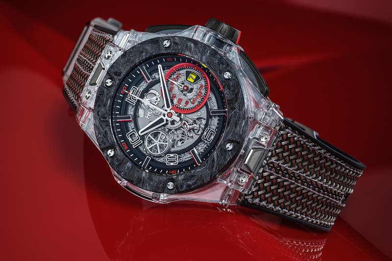 Hublot Big Bang Scuderia Ferrari Anniversary Model Watch Limited Editions 3D Carbon Geneva, Paris, London, New York, Hong Kong, Dubai, Tokyo, Singapore Swiss