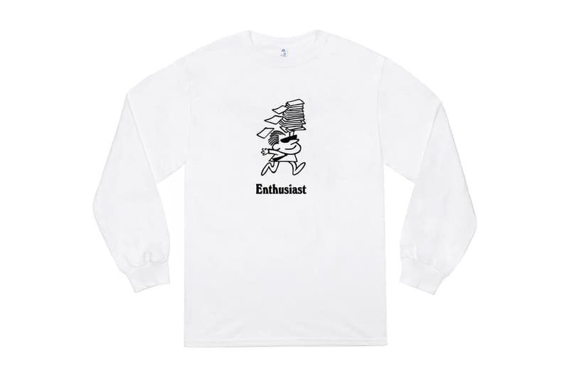 JJJJound Enthusiast T-Shirt Release White JJJJ Fun Products