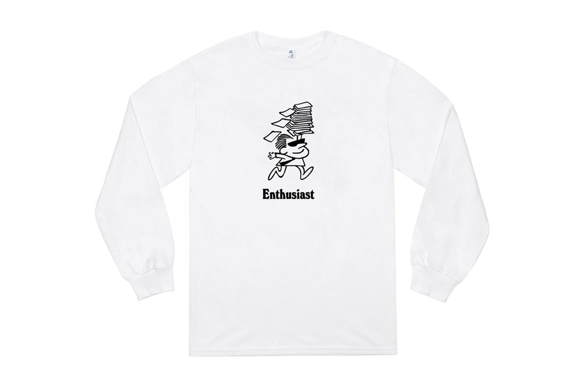 JJJJound Enthusiast T-Shirt Release White JJJJ Fun Products