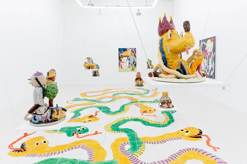 Joakim Ojanen Brings Psychedelic Paintings & Sculptures to The Hole NYC