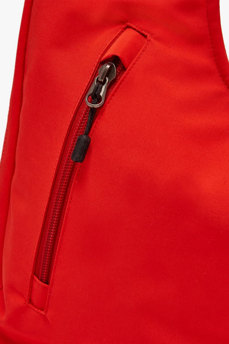 JUNYA WATANABE Technical harness Crossbody Bag Red Black polyester cotton Velcro shoulder strap matches fashion