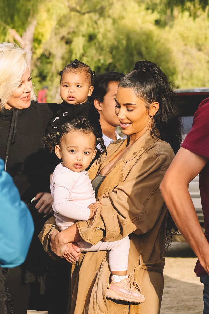 Kanye West Sets up YEEZY Lemonade Stand for Charity Kim Kardashian YEEZY Boost 700 V2 âGeodeâ north west adidas pop ups