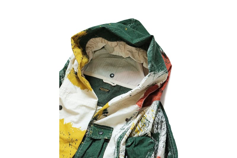 KAPITAL Japanese Menswear Fashion Jacket Jamaica Ripstop Brushed Camo Alpine Ring Coat Spring/Summer 2019 Collection SS19