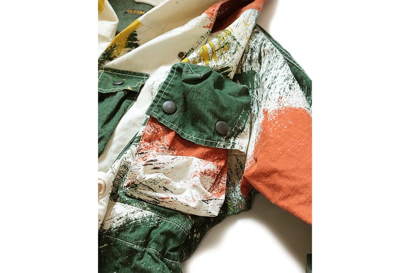 KAPITAL Japanese Menswear Fashion Jacket Jamaica Ripstop Brushed Camo Alpine Ring Coat Spring/Summer 2019 Collection SS19