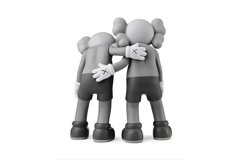 KAWS ALONG THE WAY Figure Release Date Black White Grey Buy
