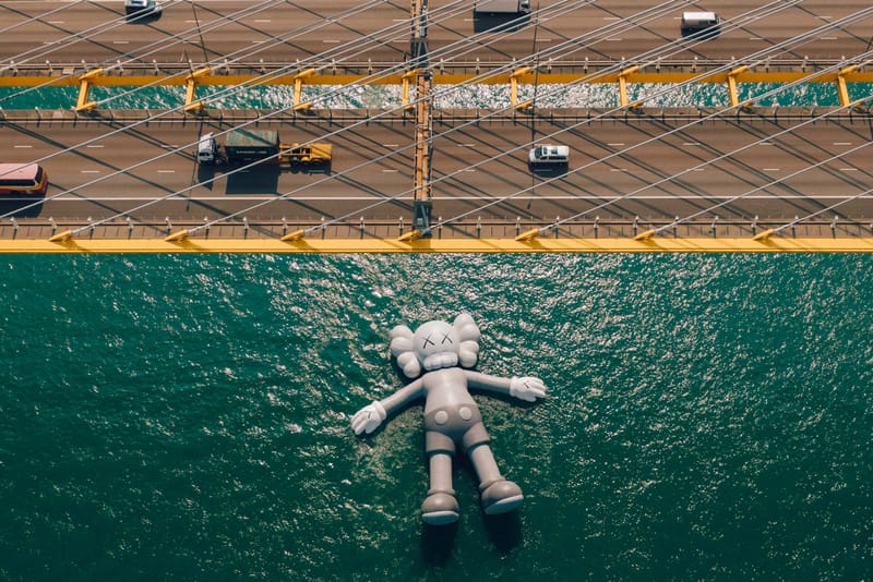 UPDATE: 'KAWS:HOLIDAY' Splashes down in Hong Kong's Victoria Harbour