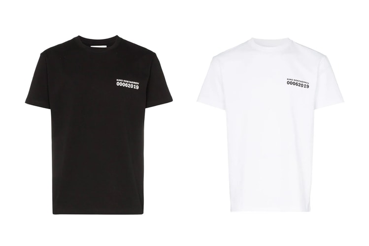 Kiko Kostadinov's River Logo Tee Features a Bold Back Graphic