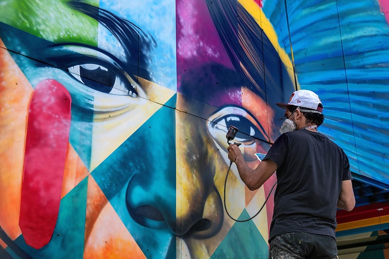 Kobra Announces Debut Solo Show "Kobra Larger Than Life" painter artist gga gallery wynwood walls miami announcement 