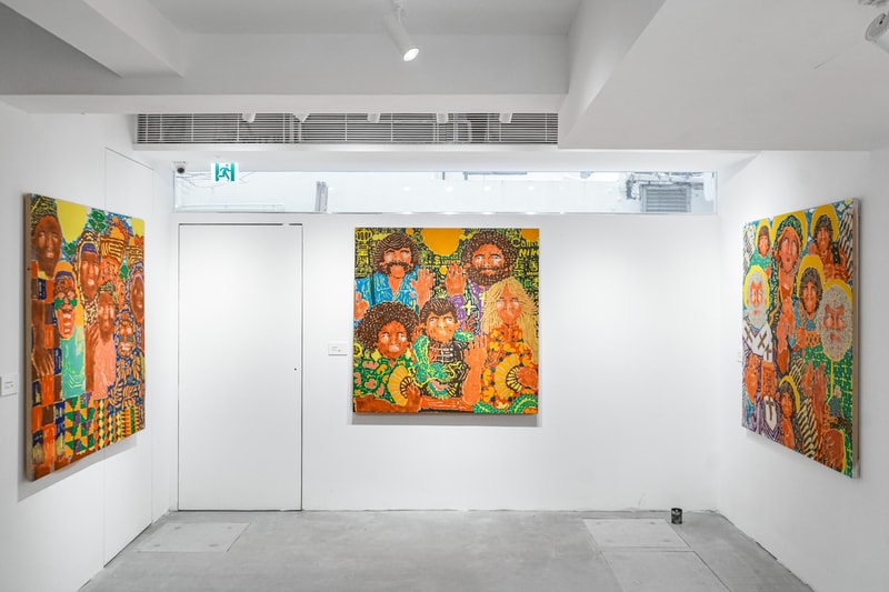 koichi sato ecstasy journey exhibition woaw store hong kong artworks paintings portraits art artists