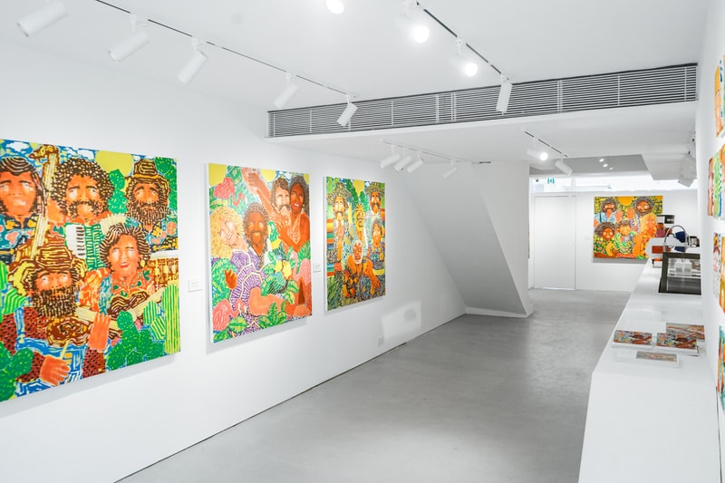 koichi sato ecstasy journey exhibition woaw store hong kong artworks paintings portraits art artists