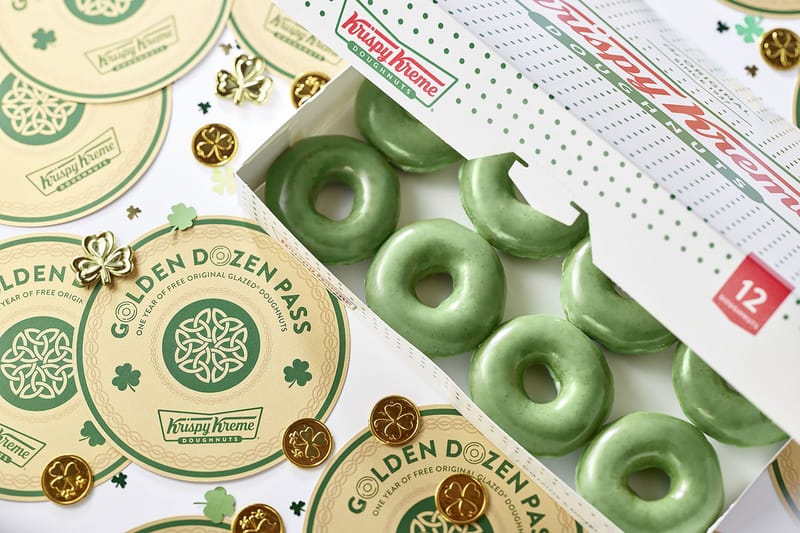 Krispy Kreme Selling Green Doughnuts for St. Patrick's Day