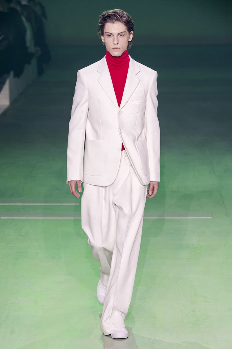 Lacoste FW19 Paris Fashion Week Autumne Hiver 19 FW19 AW19 Collection Lousie Trotter CD Creative Director Designer Runway Presentation Boxy Streetwear Heritage René Lacoste Oversized Tailoring
