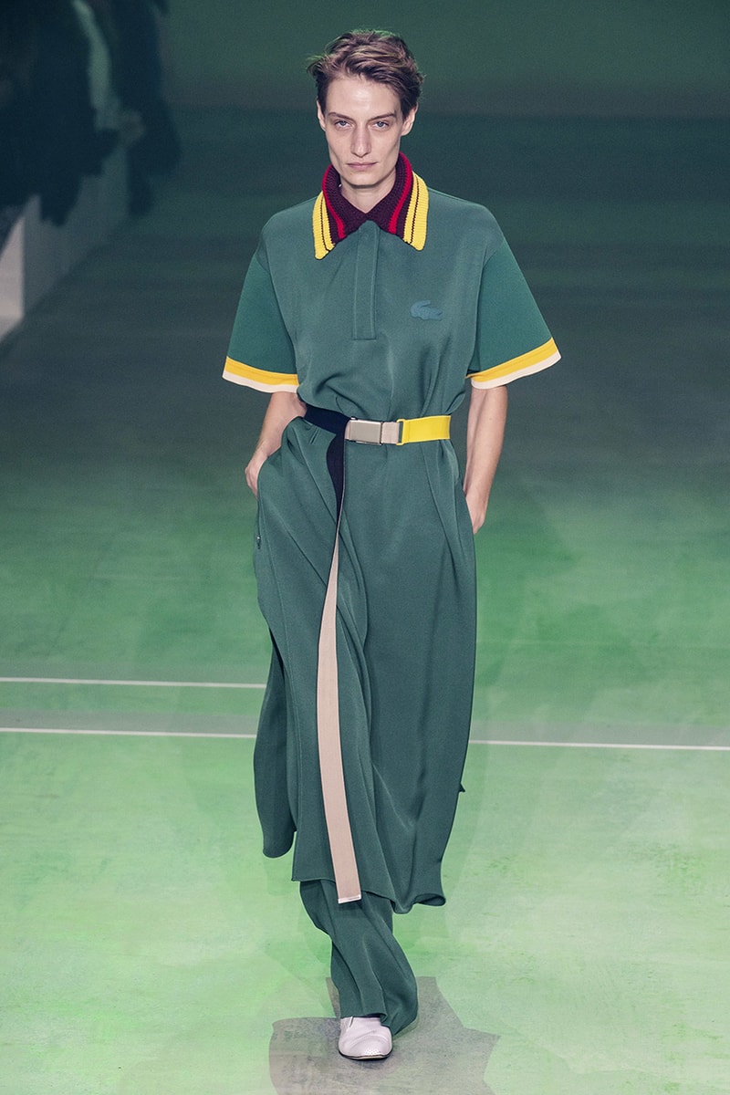 Lacoste FW19 Paris Fashion Week Autumne Hiver 19 FW19 AW19 Collection Lousie Trotter CD Creative Director Designer Runway Presentation Boxy Streetwear Heritage René Lacoste Oversized Tailoring