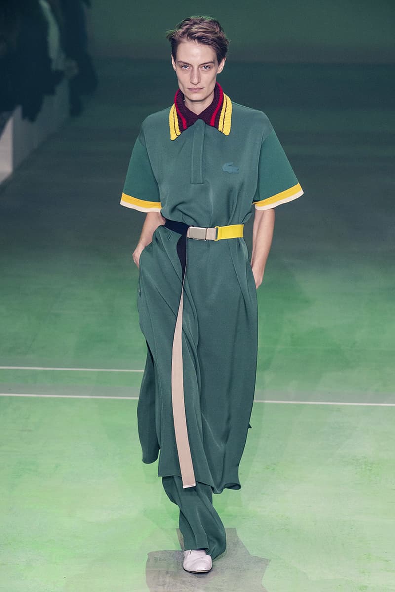 Lacoste FW19 Paris Fashion Week Autumne Hiver 19 FW19 AW19 Collection Lousie Trotter CD Creative Director Designer Runway Presentation Boxy Streetwear Heritage René Lacoste Oversized Tailoring