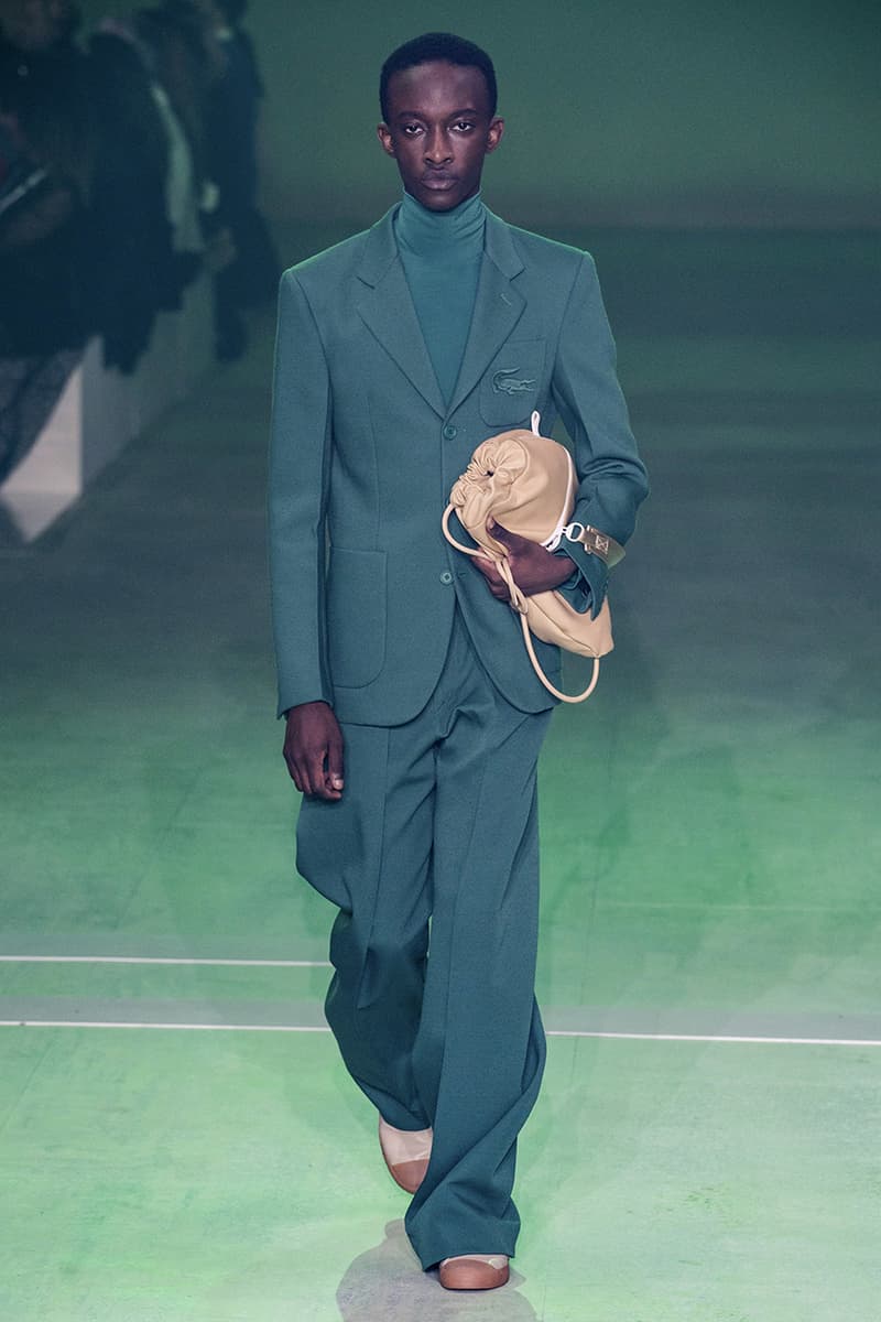 Lacoste FW19 Paris Fashion Week Autumne Hiver 19 FW19 AW19 Collection Lousie Trotter CD Creative Director Designer Runway Presentation Boxy Streetwear Heritage René Lacoste Oversized Tailoring