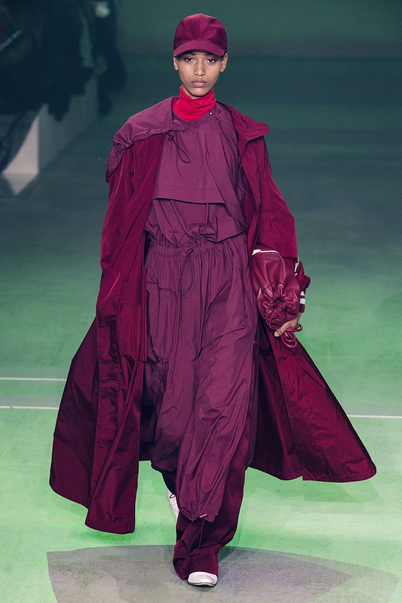 Lacoste FW19 Paris Fashion Week Autumne Hiver 19 FW19 AW19 Collection Lousie Trotter CD Creative Director Designer Runway Presentation Boxy Streetwear Heritage René Lacoste Oversized Tailoring
