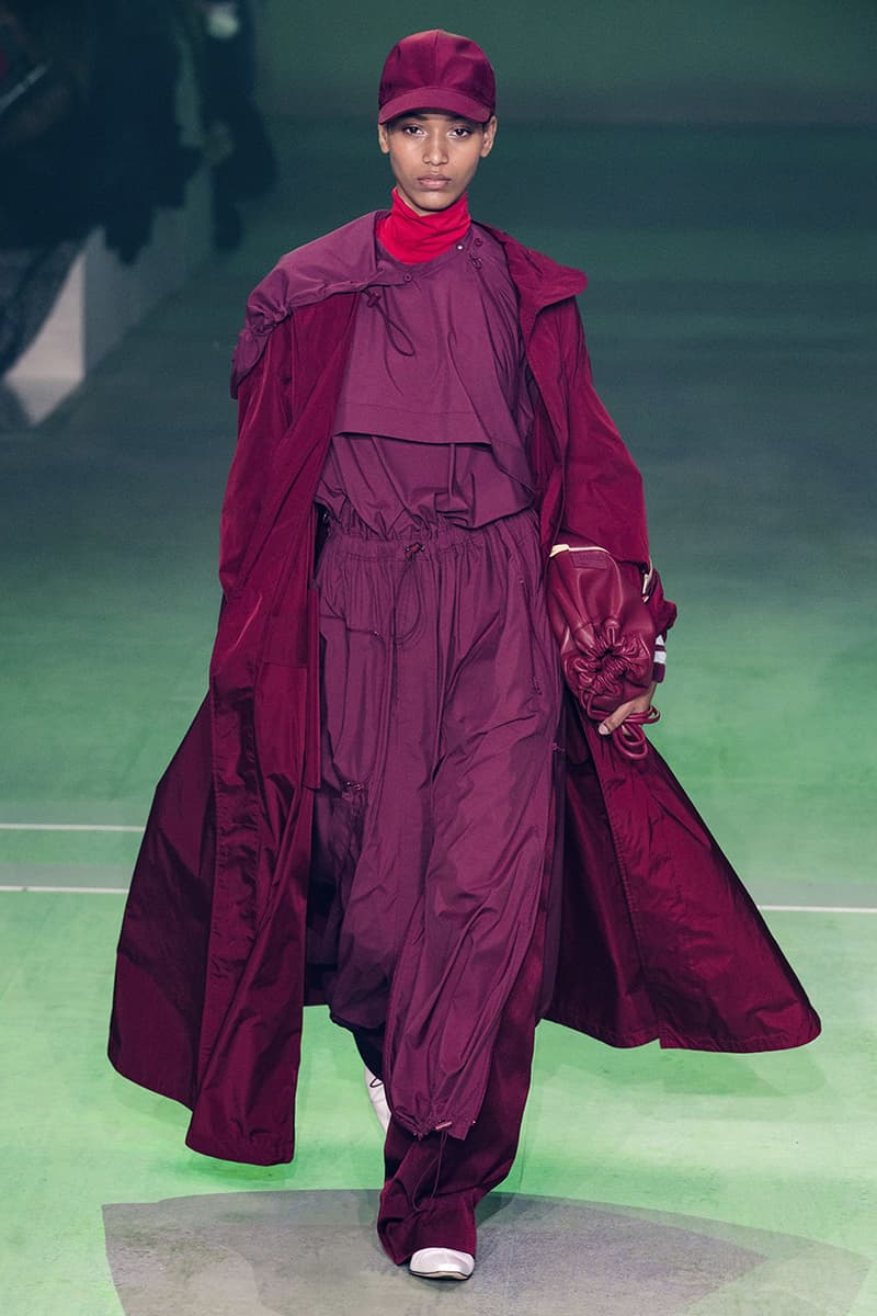 Lacoste FW19 Paris Fashion Week Autumne Hiver 19 FW19 AW19 Collection Lousie Trotter CD Creative Director Designer Runway Presentation Boxy Streetwear Heritage René Lacoste Oversized Tailoring