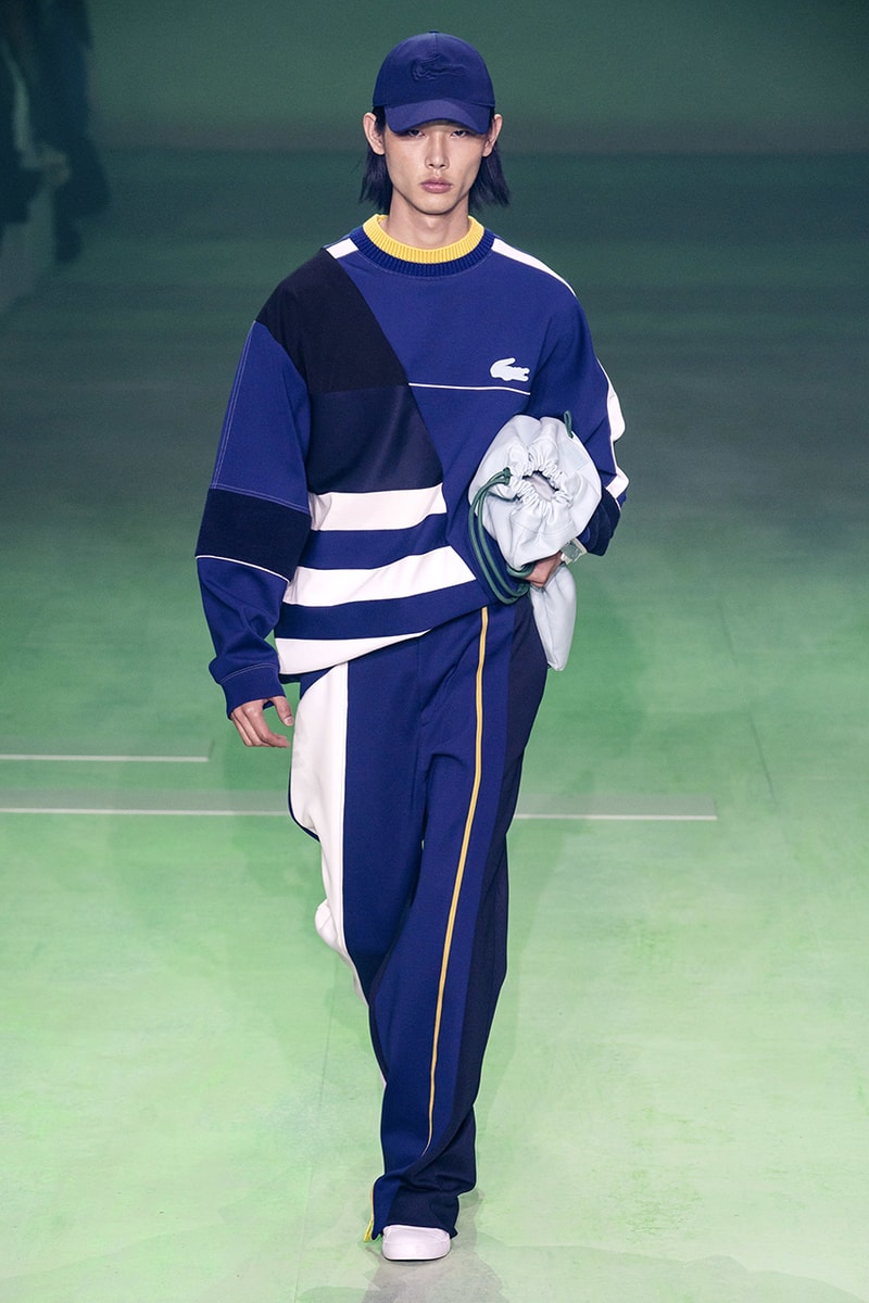 Lacoste FW19 Paris Fashion Week Autumne Hiver 19 FW19 AW19 Collection Lousie Trotter CD Creative Director Designer Runway Presentation Boxy Streetwear Heritage René Lacoste Oversized Tailoring