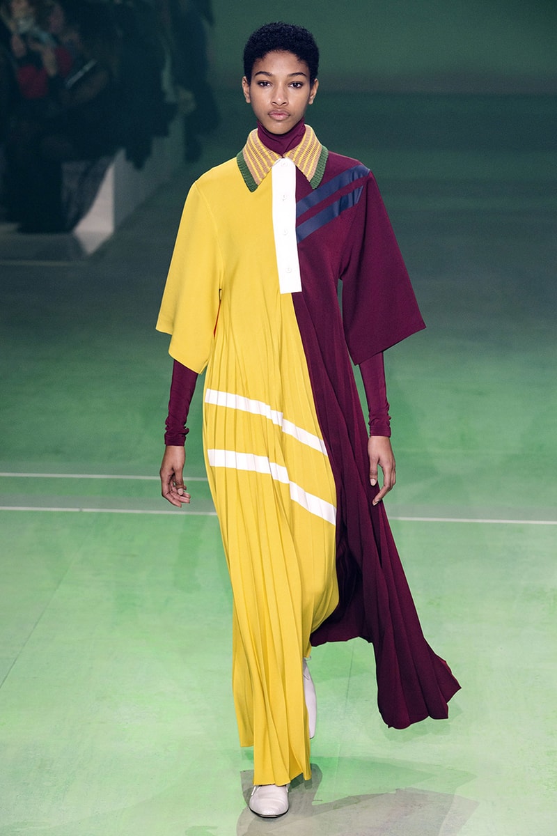 Lacoste FW19 Paris Fashion Week Autumne Hiver 19 FW19 AW19 Collection Lousie Trotter CD Creative Director Designer Runway Presentation Boxy Streetwear Heritage René Lacoste Oversized Tailoring