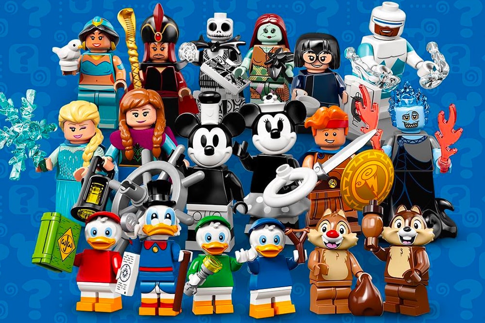Lego Ideas Release 18 New Disney Minifigures steamboat willie mickey mouse Minnie mouse Anna Elsa frozen Jack Skellington Sally The Nightmare Before Christmas Hercules hades 
