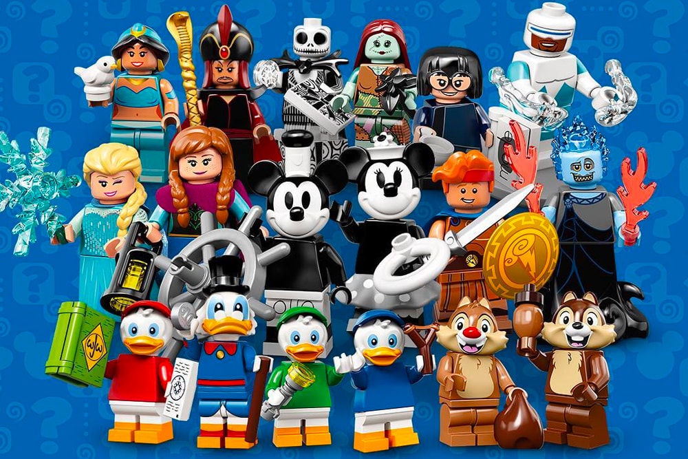 Lego Ideas Release 18 New Disney Minifigures steamboat willie mickey mouse Minnie mouse Anna Elsa frozen Jack Skellington Sally The Nightmare Before Christmas Hercules hades