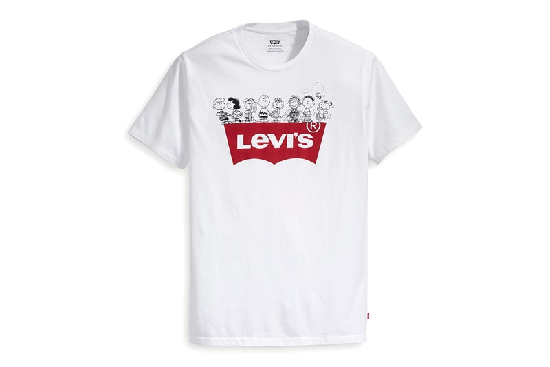 Levis Peanuts Limited Edition Collaboration Charlie Brown Linus Lucy Peppermint Patty jeans tees hoodies truckers accessories