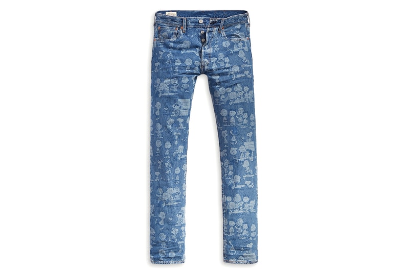 Levis Peanuts Limited Edition Collaboration Charlie Brown Linus Lucy Peppermint Patty jeans tees hoodies truckers accessories
