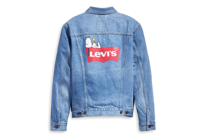 Levis Peanuts Limited Edition Collaboration Charlie Brown Linus Lucy Peppermint Patty jeans tees hoodies truckers accessories