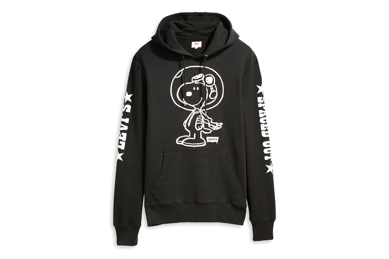 Levis Peanuts Limited Edition Collaboration Charlie Brown Linus Lucy Peppermint Patty jeans tees hoodies truckers accessories