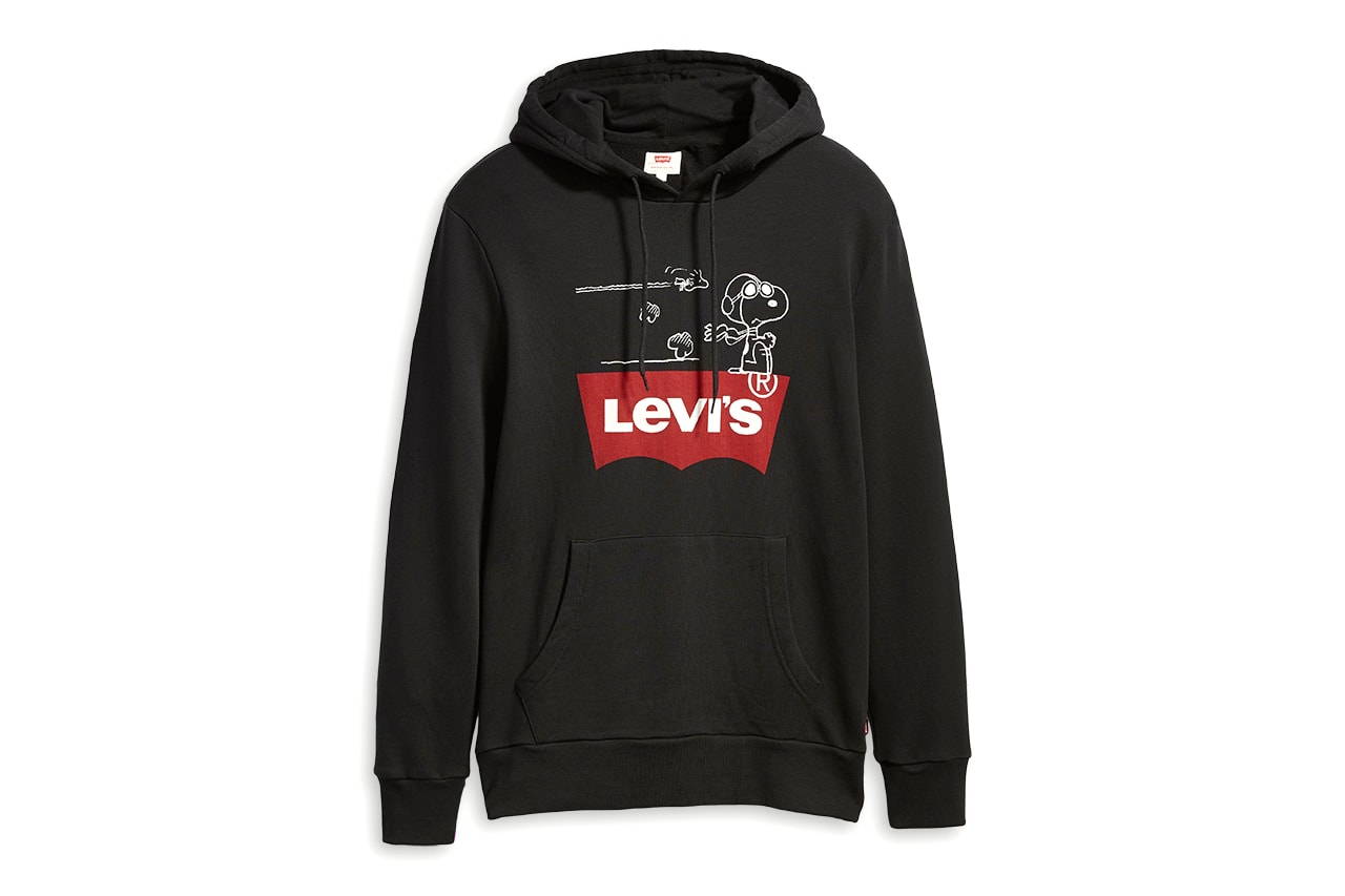Levis Peanuts Limited Edition Collaboration Charlie Brown Linus Lucy Peppermint Patty jeans tees hoodies truckers accessories