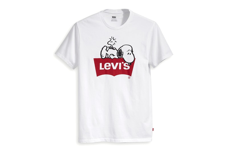 Levis Peanuts Limited Edition Collaboration Charlie Brown Linus Lucy Peppermint Patty jeans tees hoodies truckers accessories