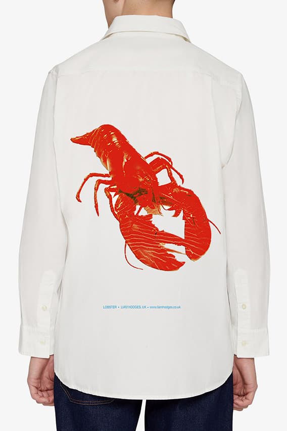 Liam Hodges SS19 Spring Summer 2019 Capsule Collection Lobster Lookbook Las Vegas All You Can Eat T Shirt Button Up Jeans Motif Logo Exclusive Launch