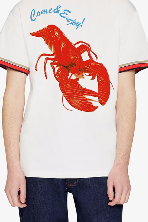 Liam Hodges SS19 Spring Summer 2019 Capsule Collection Lobster Lookbook Las Vegas All You Can Eat T Shirt Button Up Jeans Motif Logo Exclusive Launch