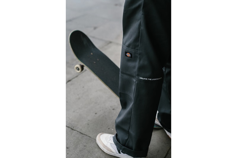 LLSB Long Live Southbank Dickies Double Knee Skate Pants Trousers Grey Branding Logo Slogan Charity Workwear Streetwear Construction Soho Radio Drop Release Information