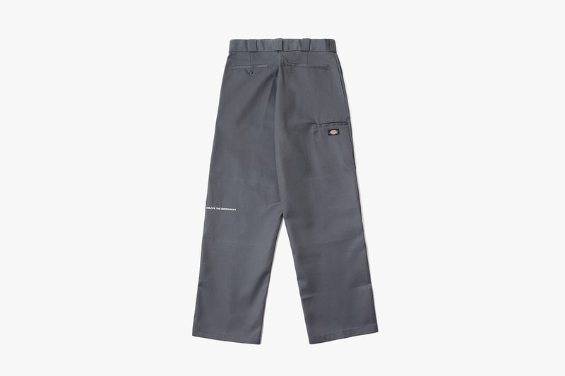 LLSB Long Live Southbank Dickies Double Knee Skate Pants Trousers Grey Branding Logo Slogan Charity Workwear Streetwear Construction Soho Radio Drop Release Information