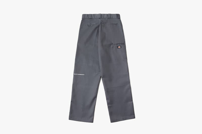 LLSB Long Live Southbank Dickies Double Knee Skate Pants Trousers Grey Branding Logo Slogan Charity Workwear Streetwear Construction Soho Radio Drop Release Information