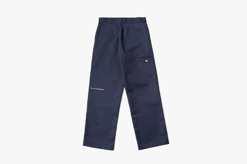 LLSB Long Live Southbank Dickies Double Knee Skate Pants Trousers Grey Branding Logo Slogan Charity Workwear Streetwear Construction Soho Radio Drop Release Information
